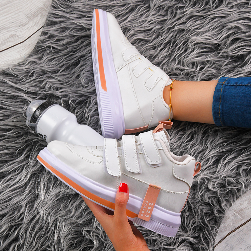 کفش ساقدار دخترانه سفیدمدلRobika 2020