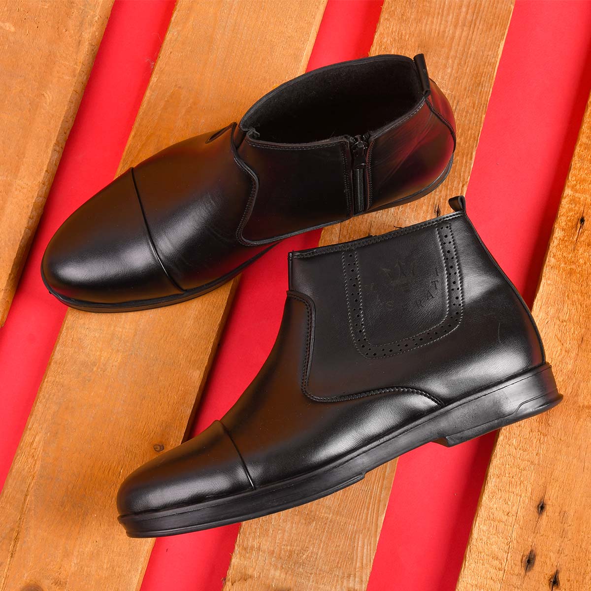 کفش ساقدار زیپدار مردانه مدل Bashok