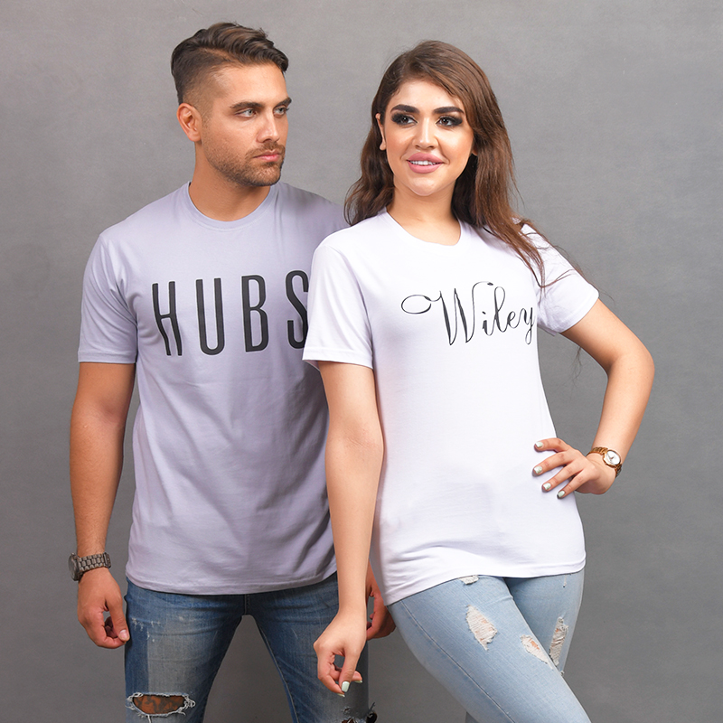 ست تيشرت زنانه و مردانه hubs