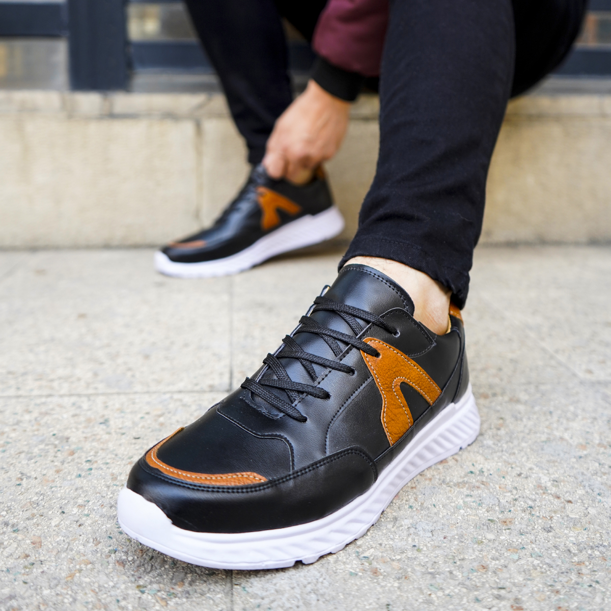 کفش مردانه مشکی مدل Tavis