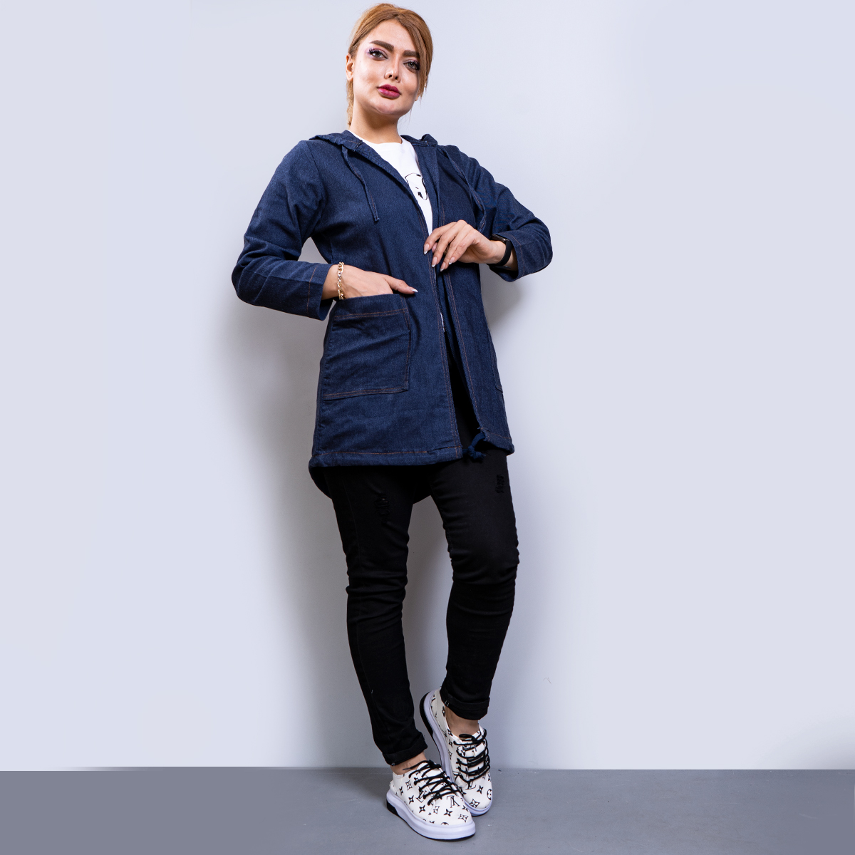 مانتو جين دخترانه مدل Edvika