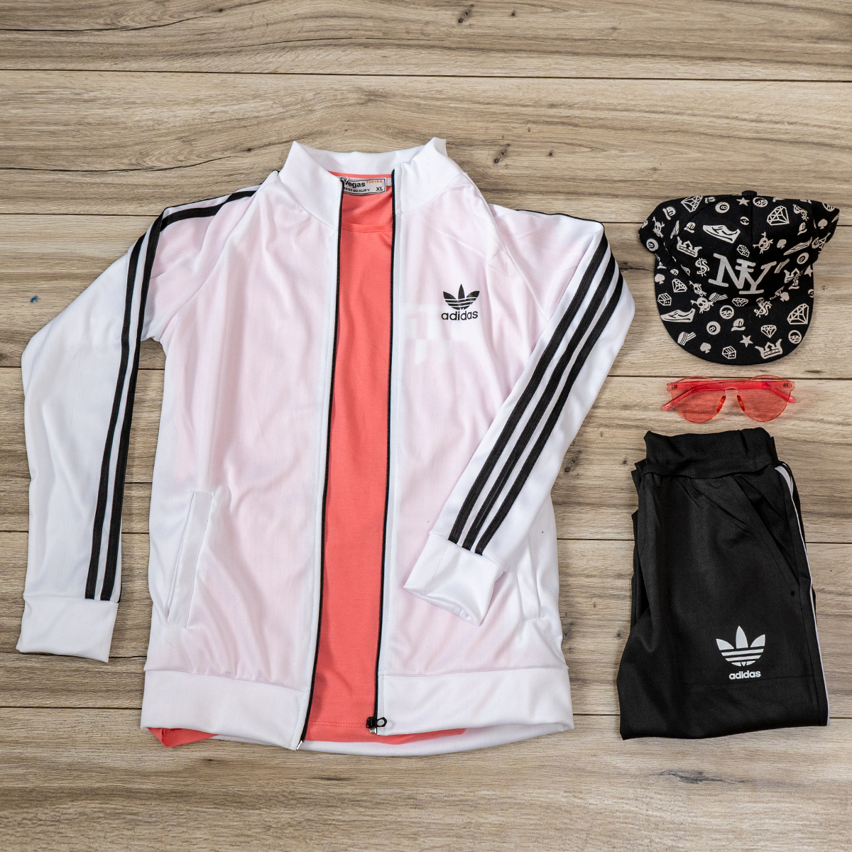 ست سوئیشرت شلوارadidas دخترانه مدل Razel