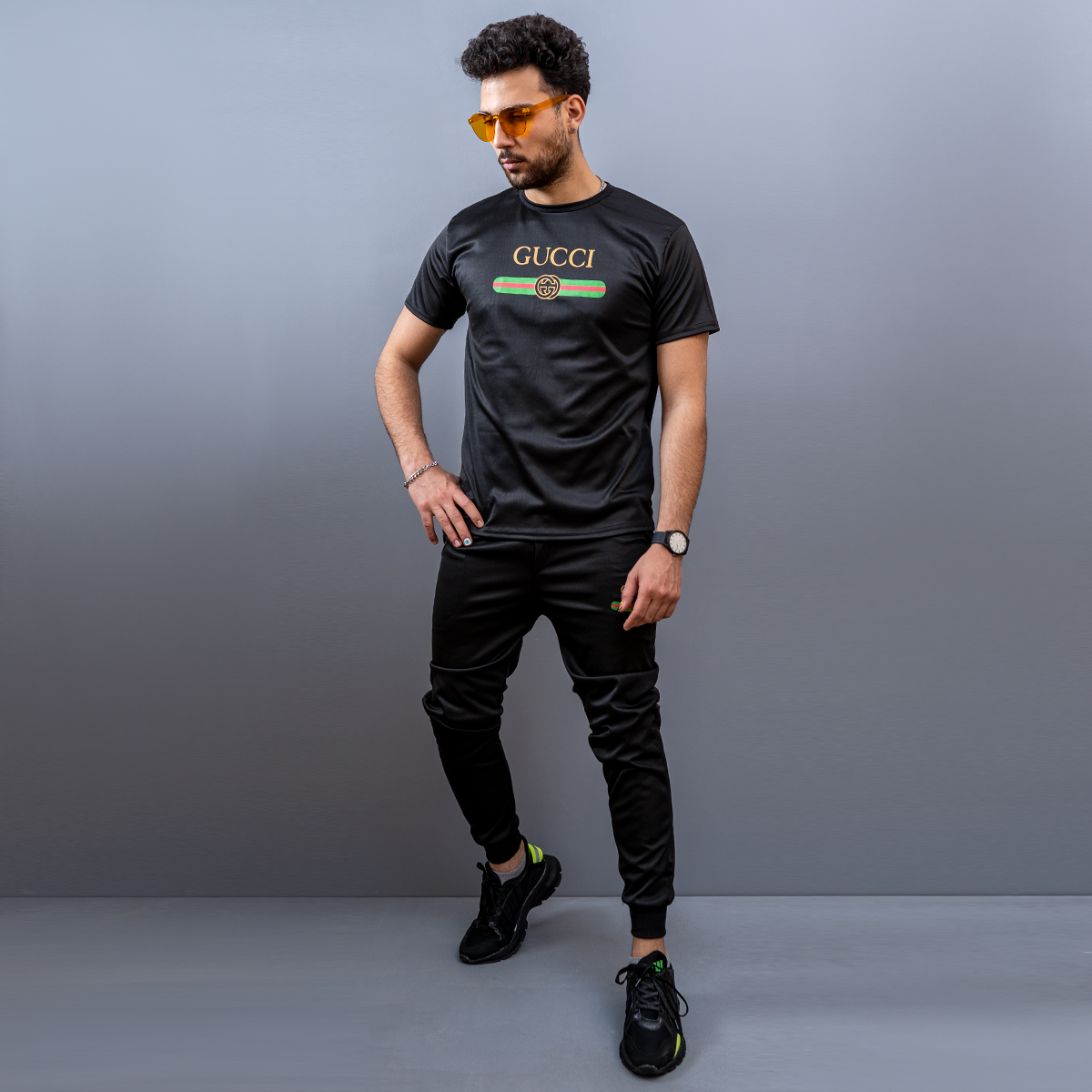 ست تیشرت شلوارGUCCI مردانه مدل Ekan