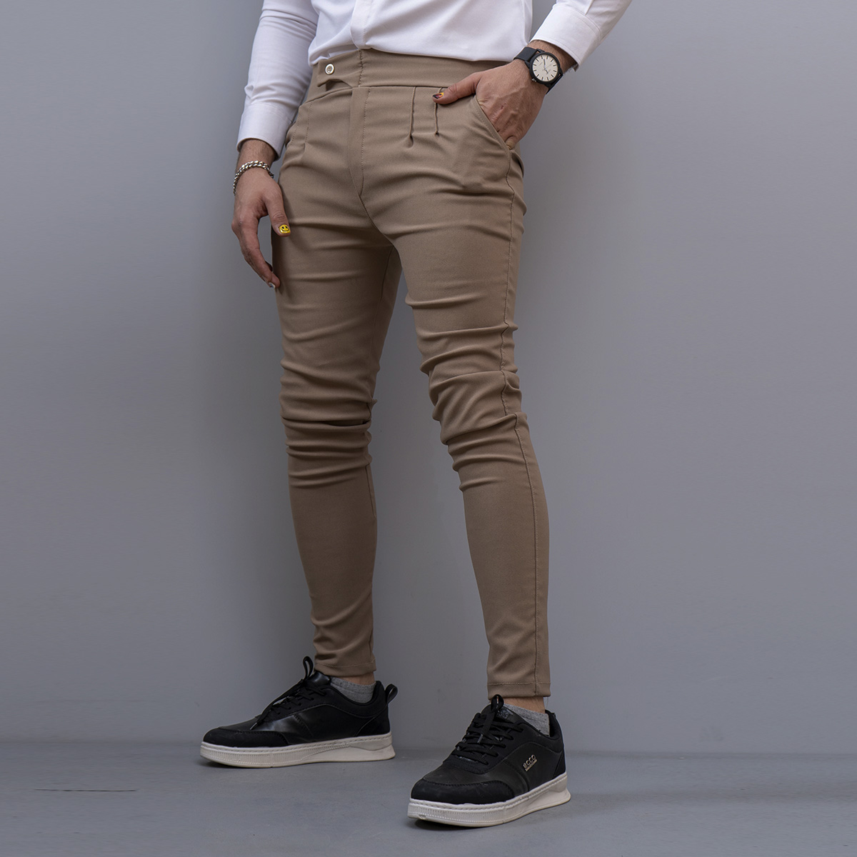 شلوار اسلش مردانه ARIF (قهوه ای)