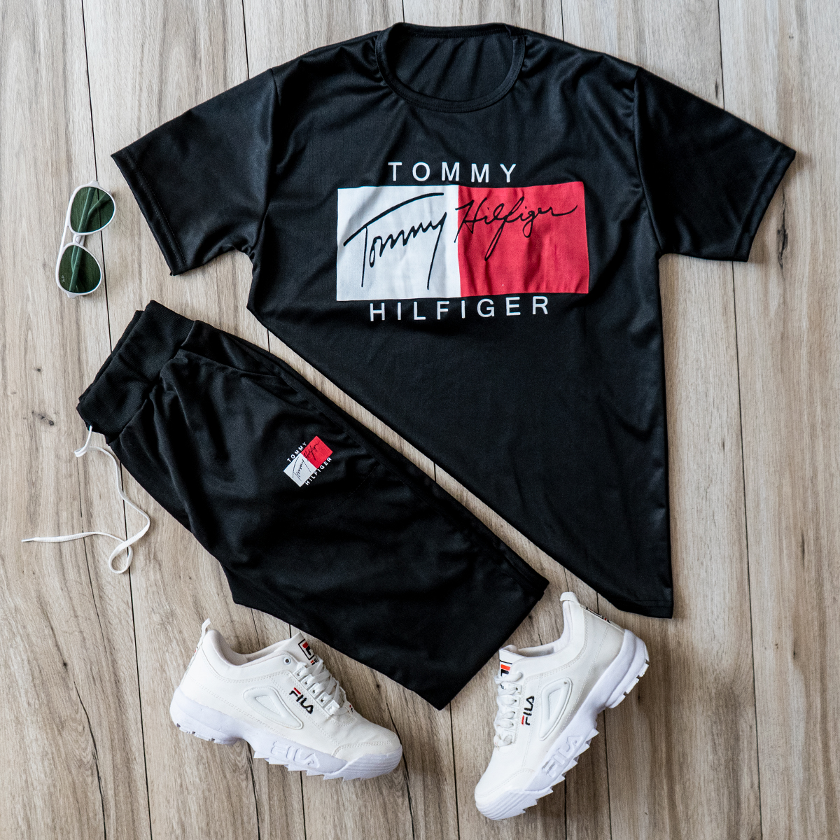 ست تیشرت شلوارTOMMY مردانه مدل Savir