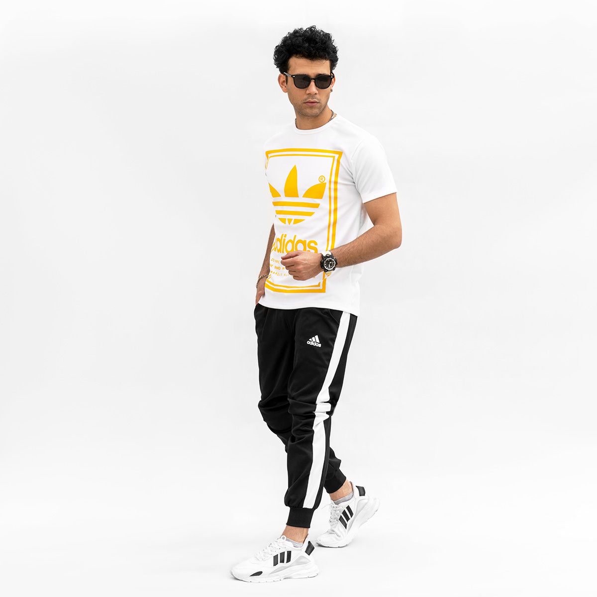 ست تیشرت شلوار adidas مردانه مدل Reder