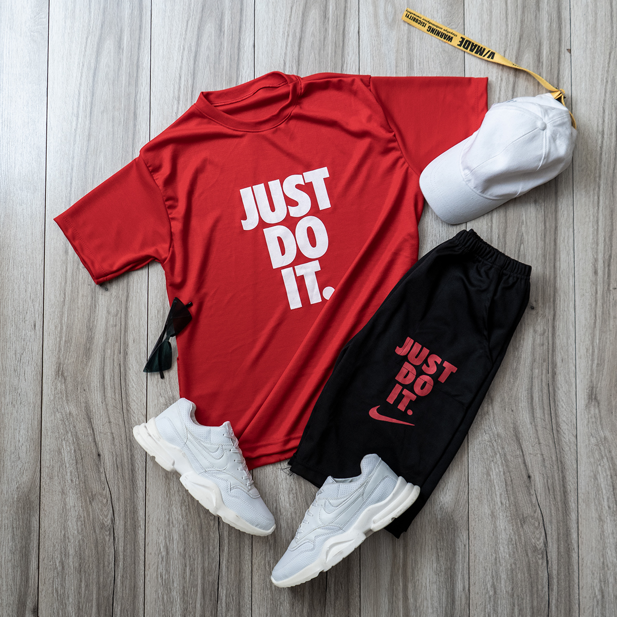 ست تیشرت شلوارک just do it مردانه مدل F66