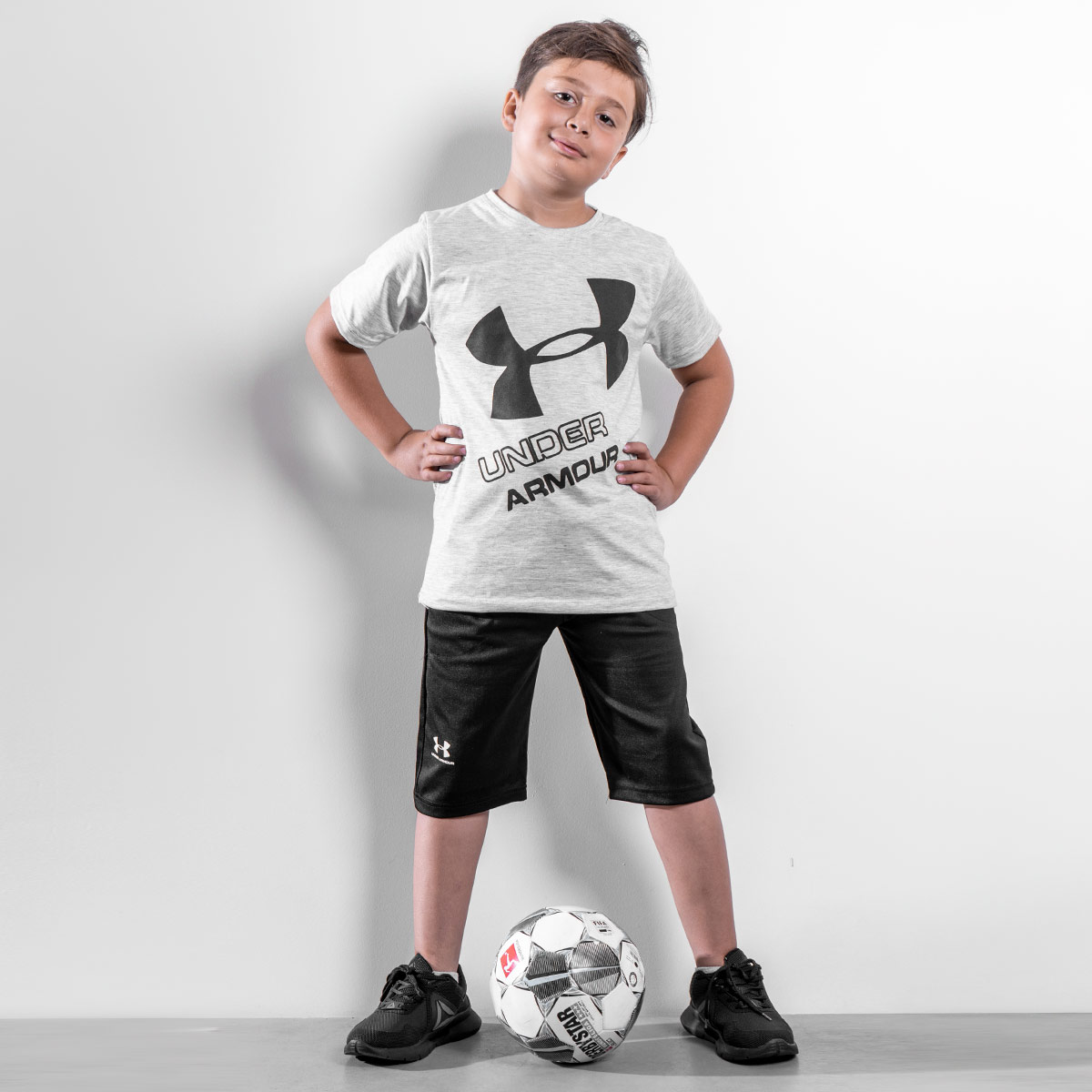 ست بچه گانه تیشرت شلوارک Under Armour مدل Z167