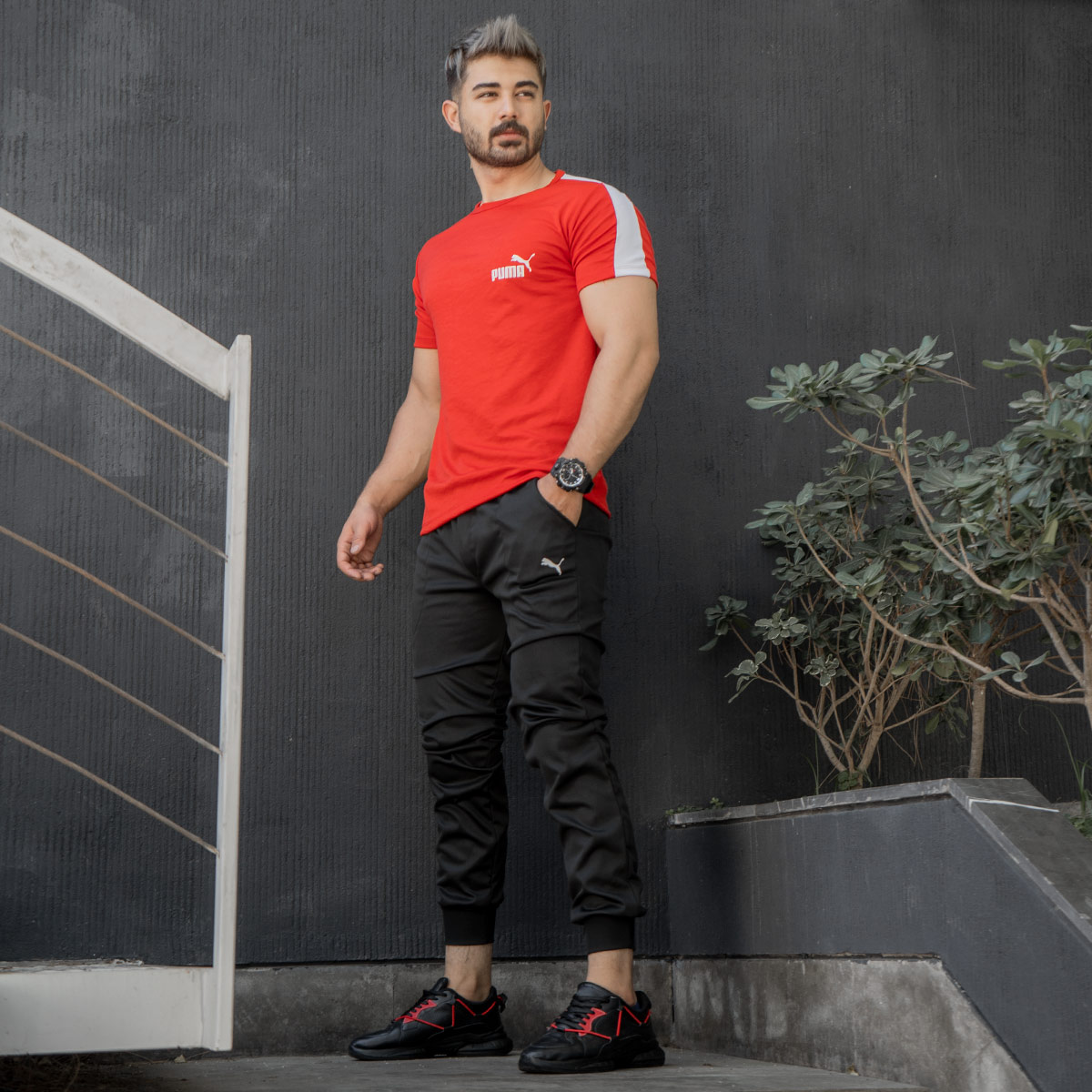 ست تیشرت شلوارPuma مردانه مدل Sarad