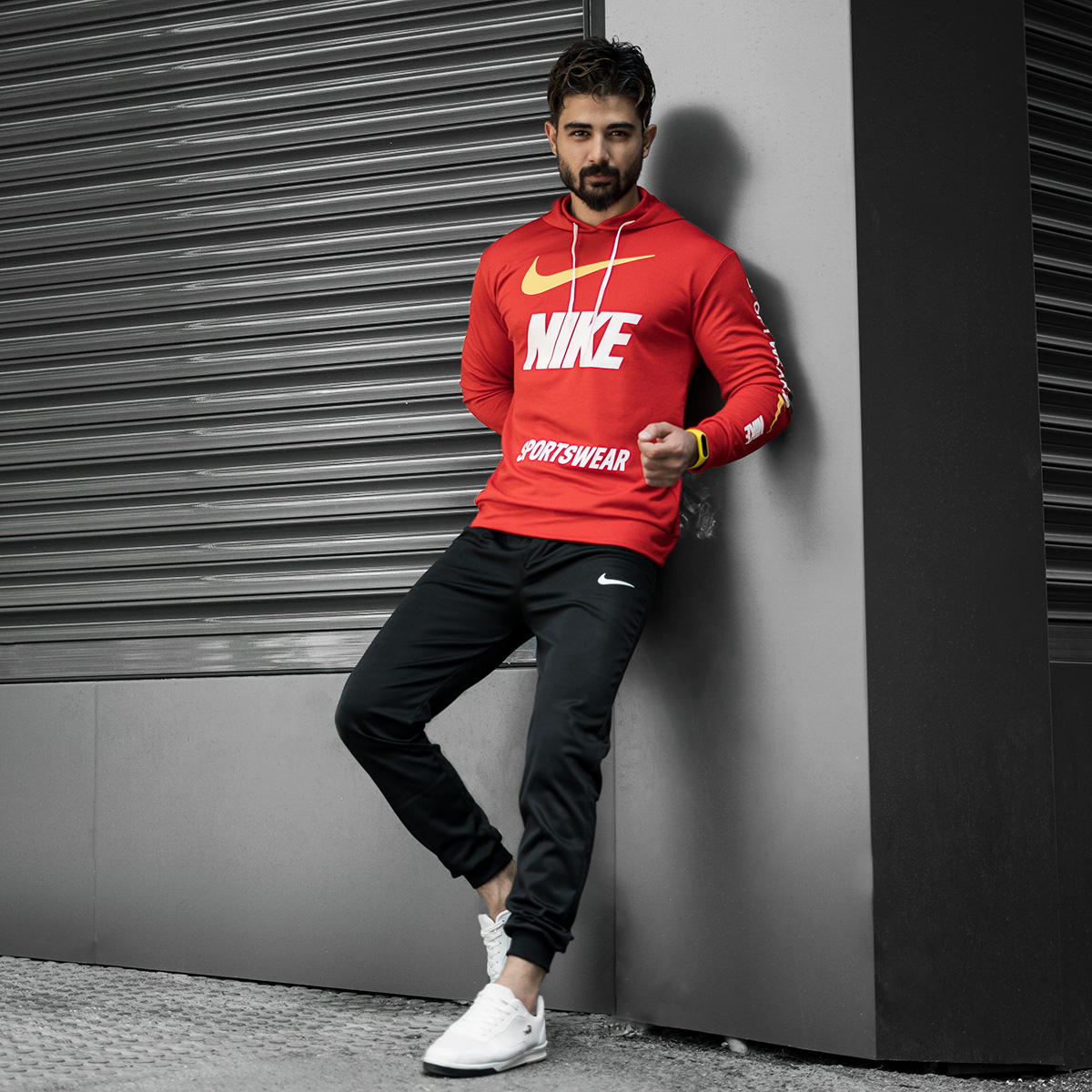 ست هودی شلوار Nike مردانه مدلYavin