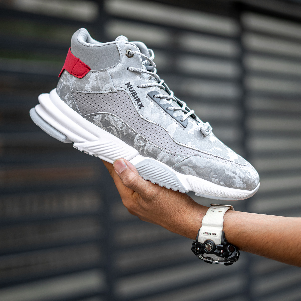 کفش ورزشی مردانه نوبیک طوسی مدل Horam