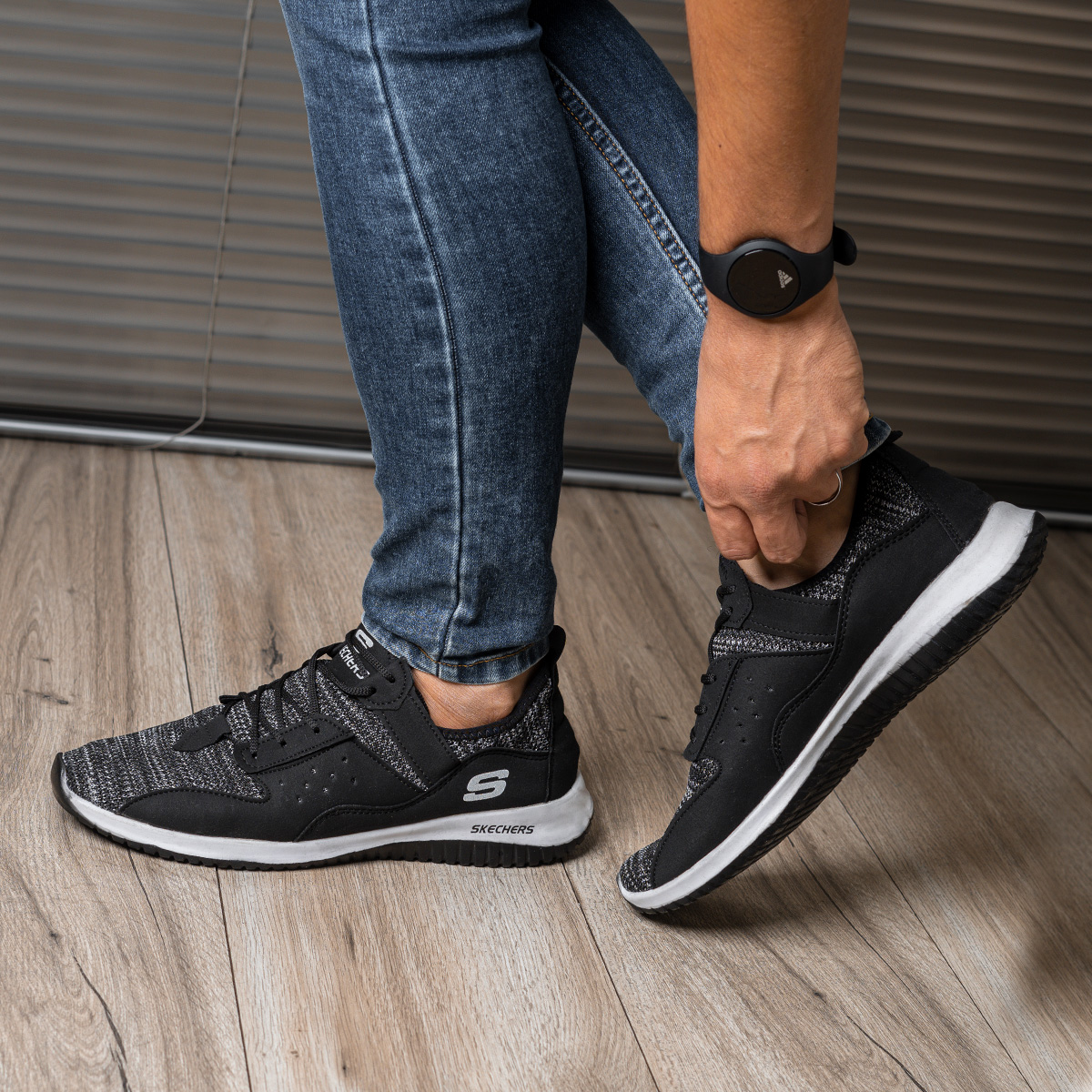 کفش ورزشی اسکچرز مردانه مشکی مدلBokan