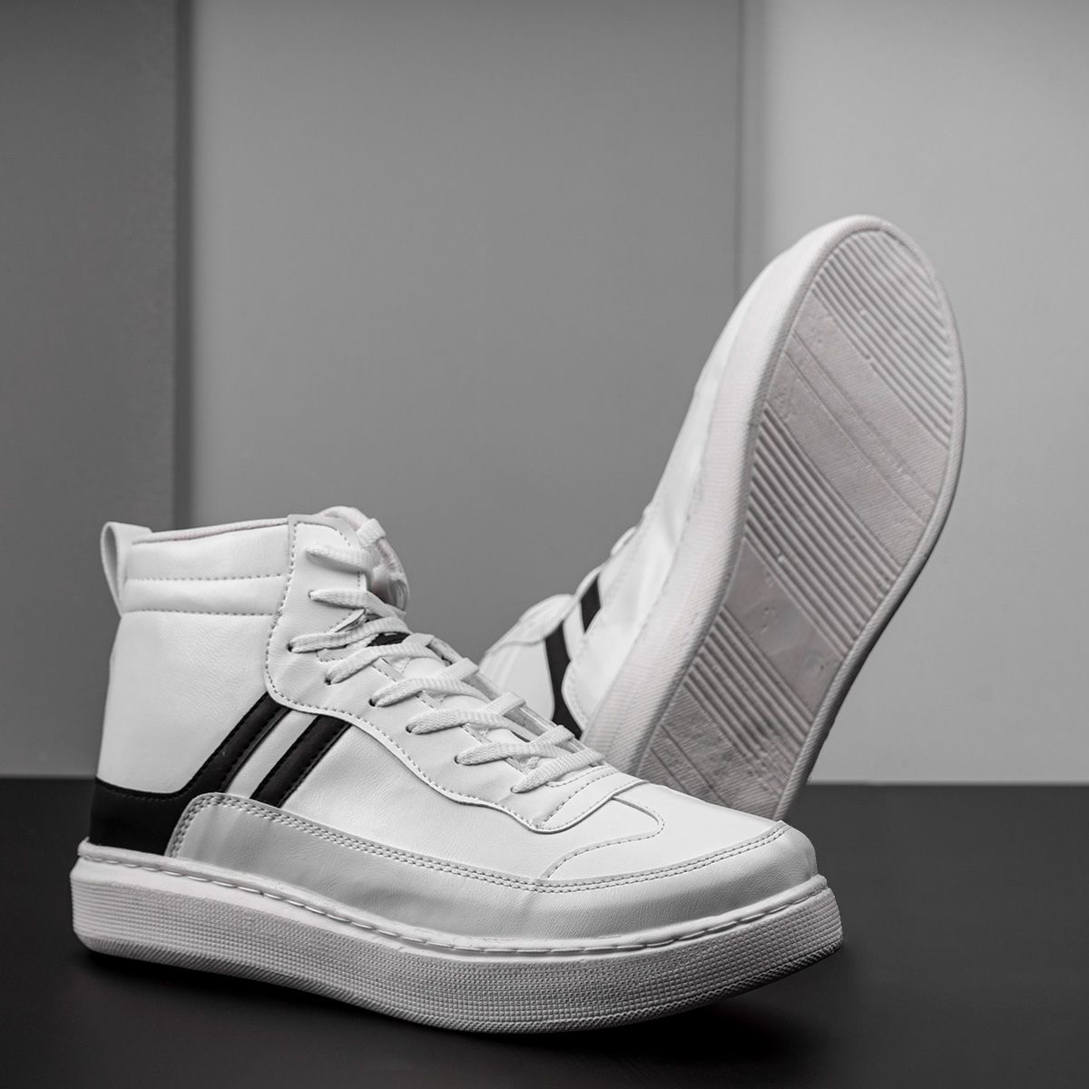 نیم بوت مردانه سفید مدلMiler