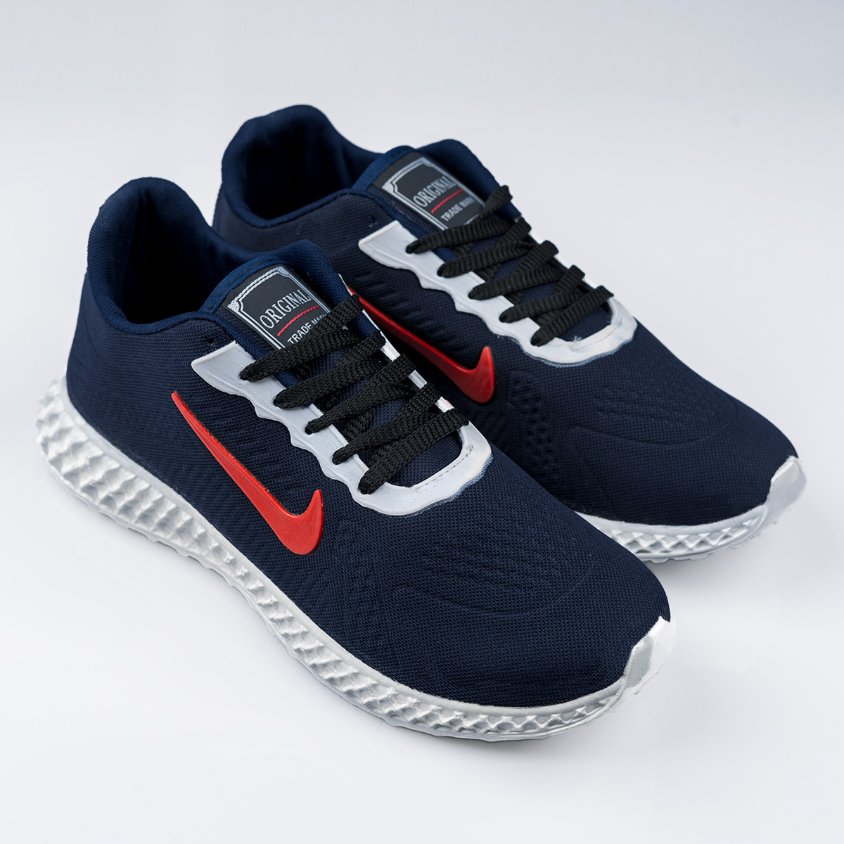 کفش ورزشی(T) نایک سرمه ای نارنجی مدل eima