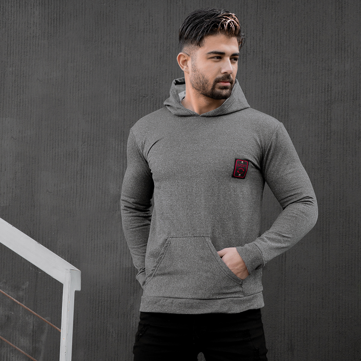 هودی کلاهدار مردانه مدل MEHRAD