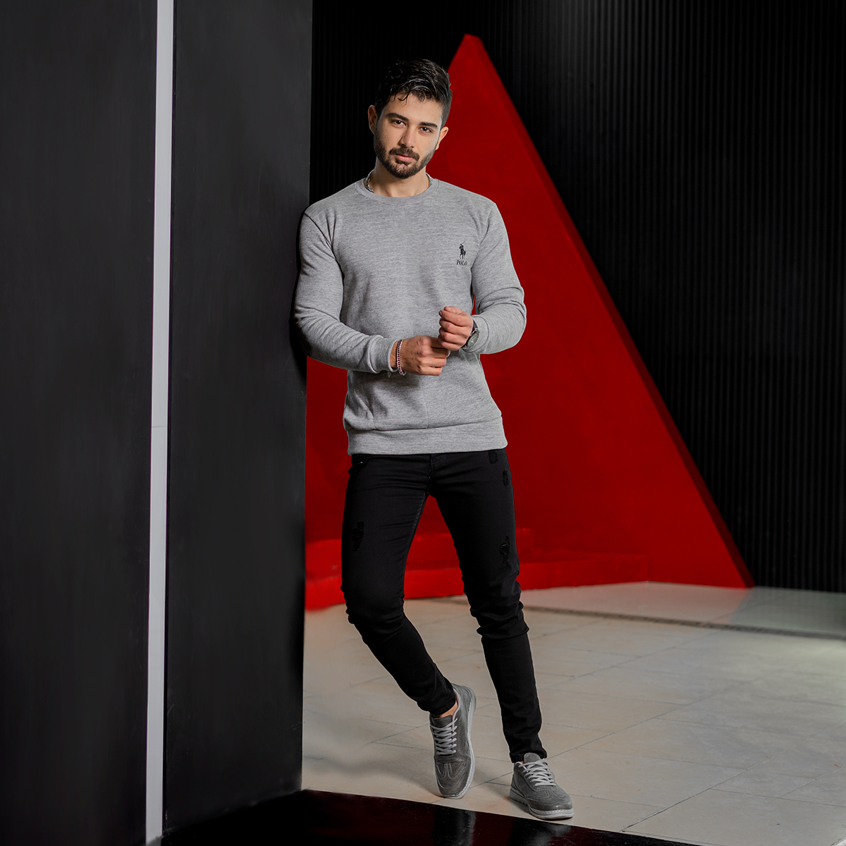 دورس polo طوسی مردانه مدل kosha