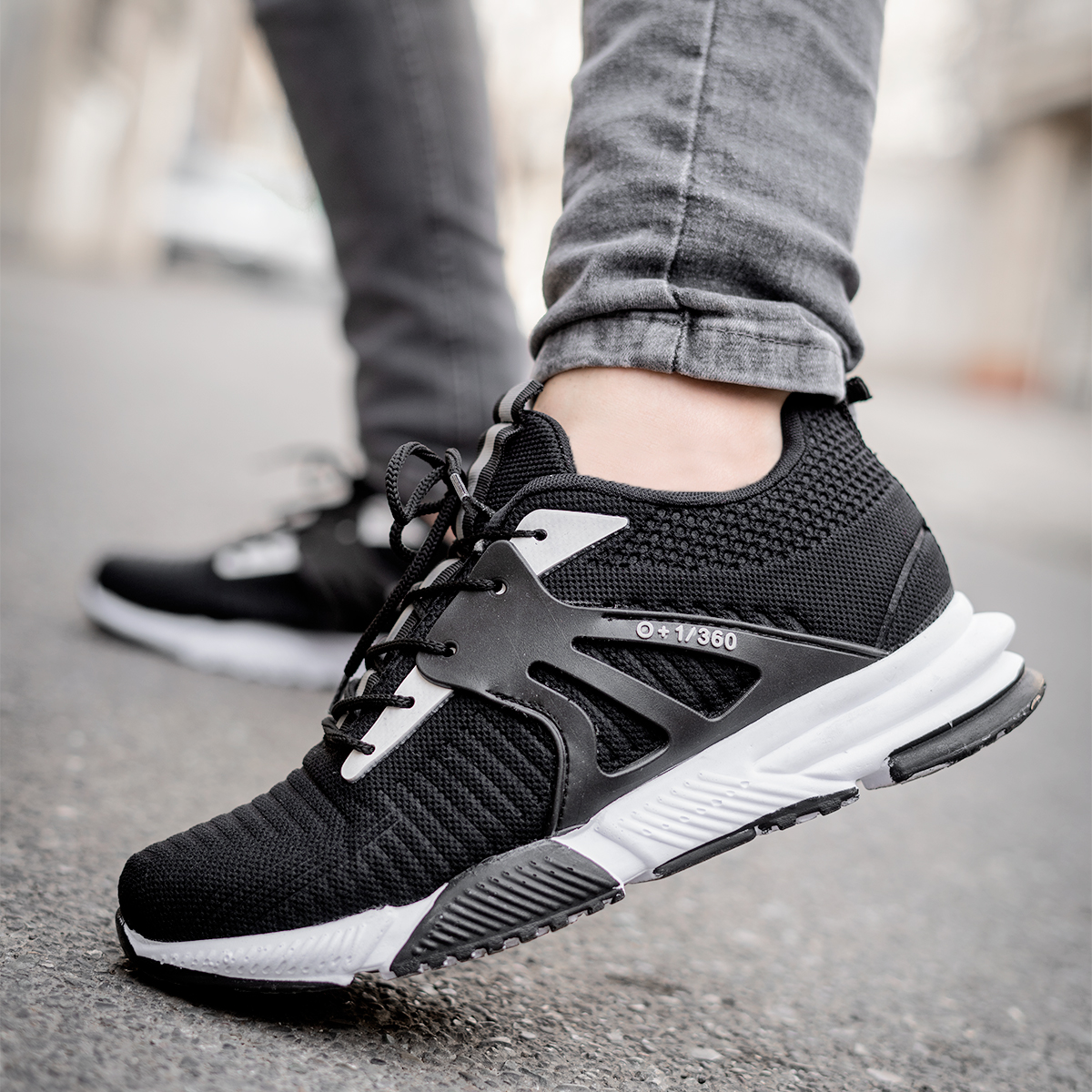 کفش ورزشی مردانه مشکی مدل Shervin