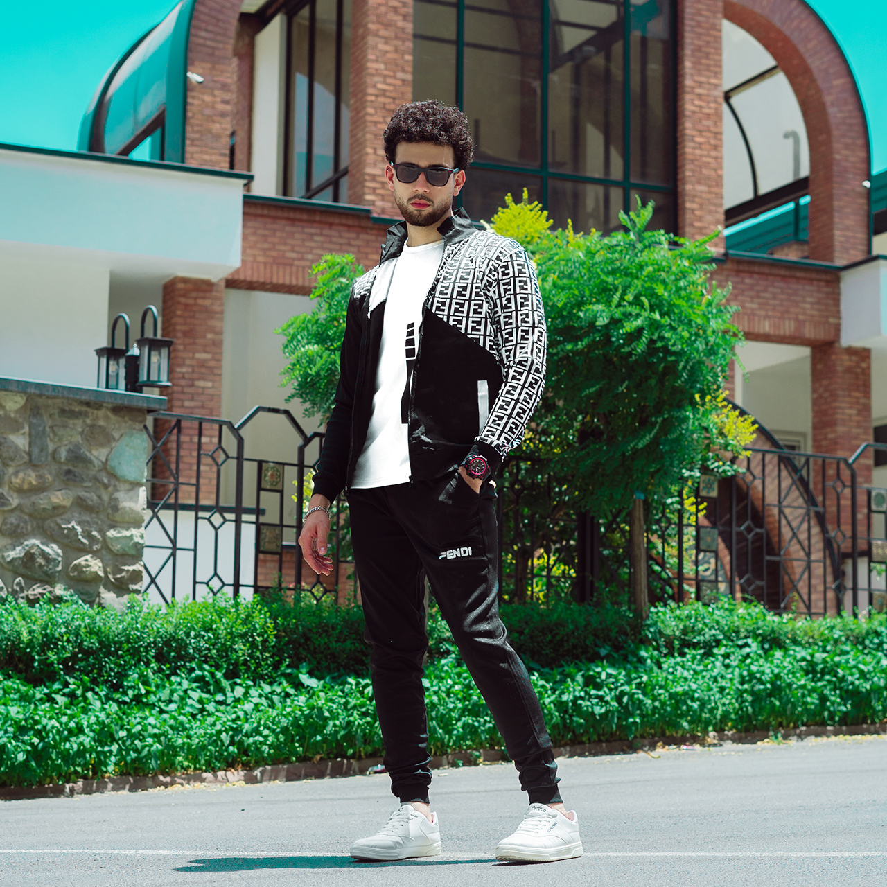 ست سوئیشرت شلوار Fendi مردانه مدل F 56