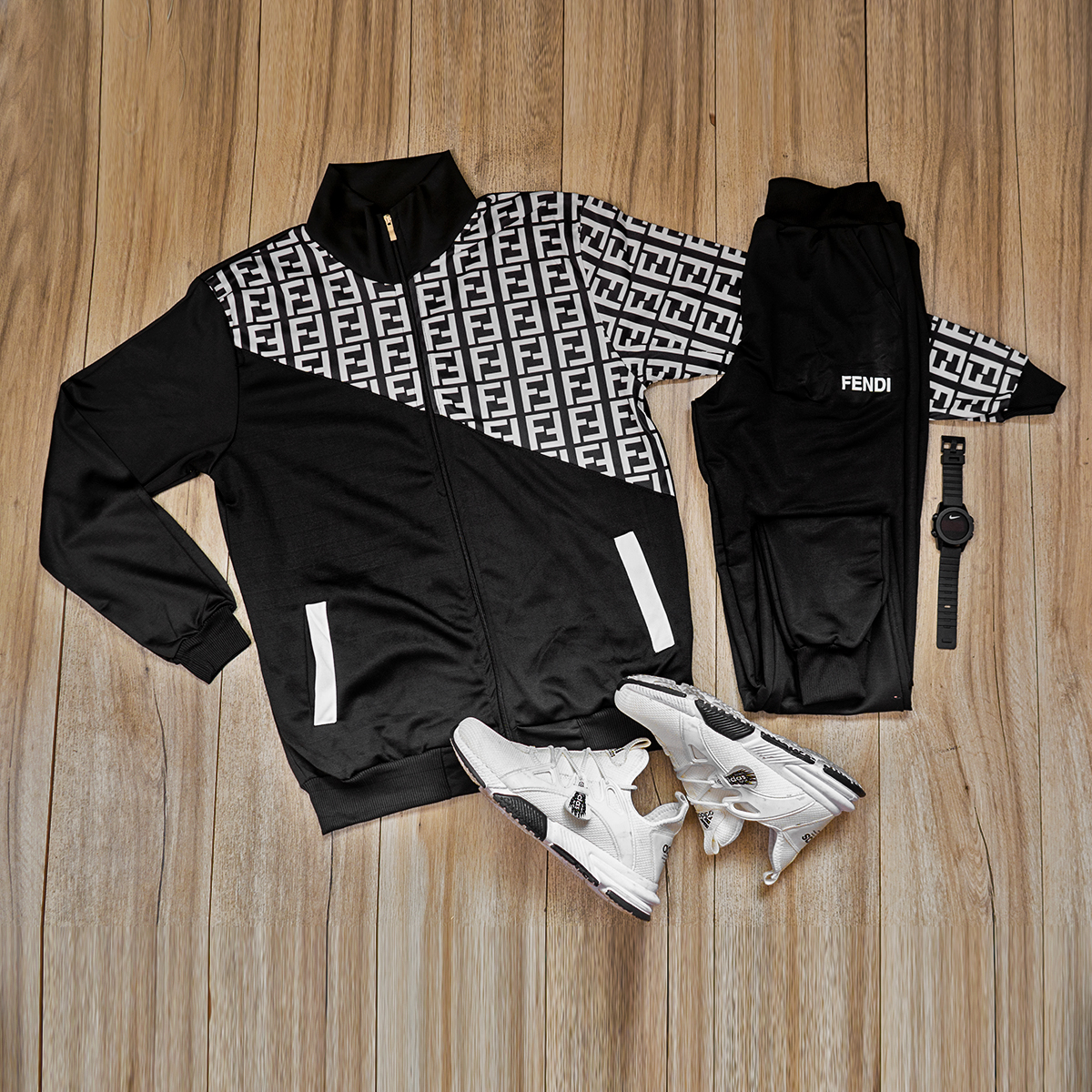 ست سوئیشرت شلوار Fendi مردانه مدل F 56