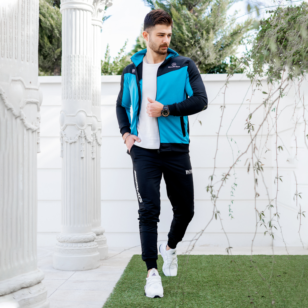 ست سوئیشرت شلوار Mercedes-Benz مردانه مدل AMG