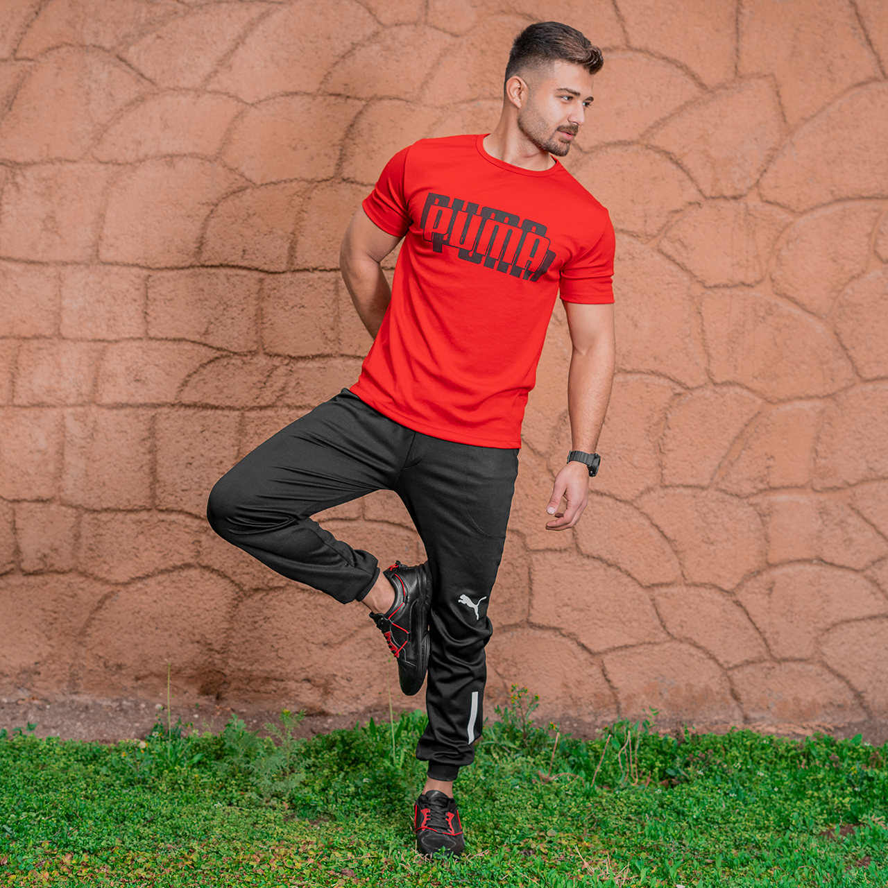 ست تیشرت شلوار پوما مردانه مدلSino