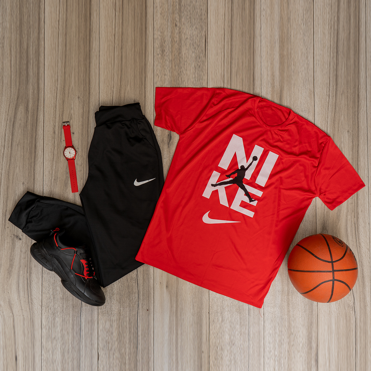 ست تیشرت شلوار نایک جردن مردانه مدل NJ22