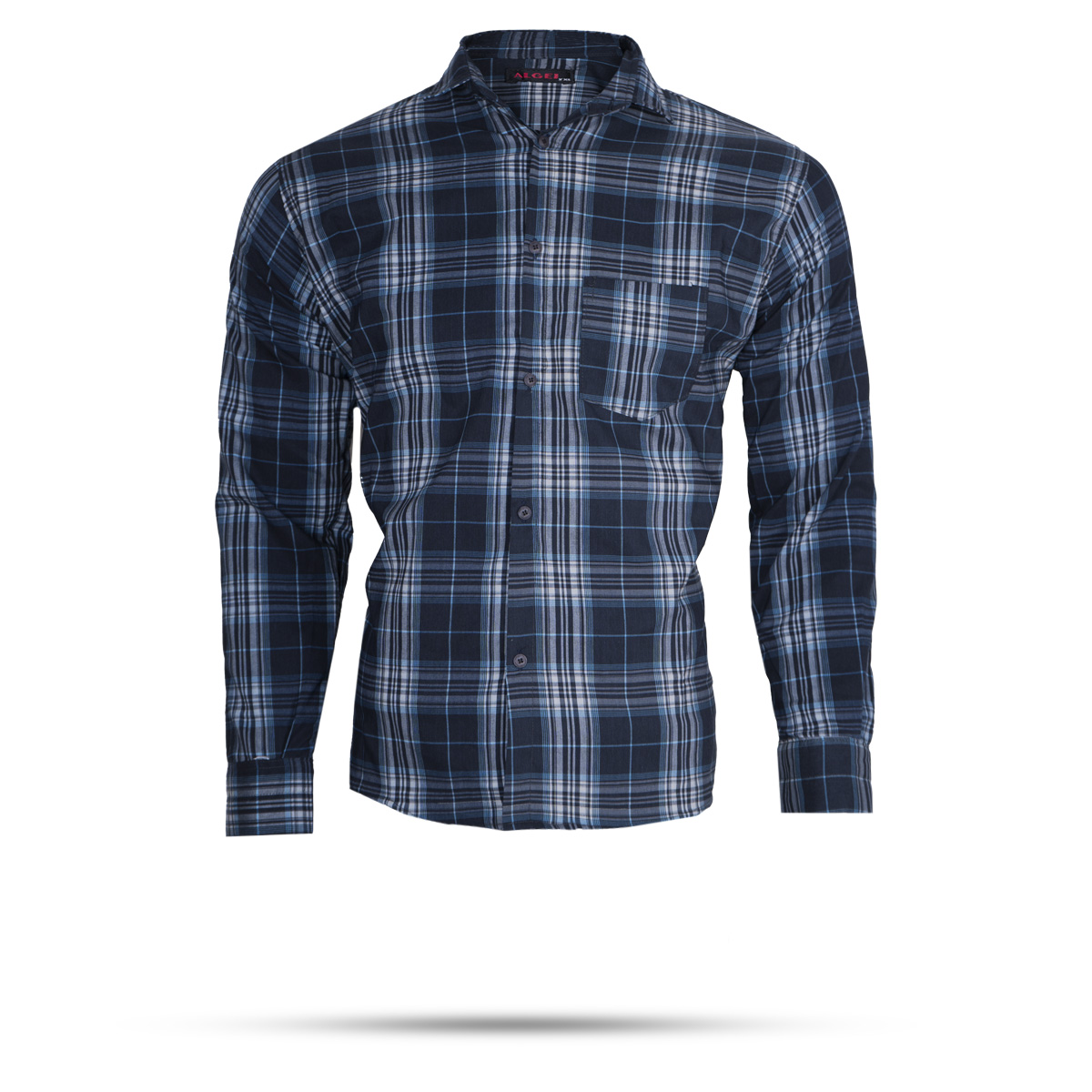 پیراهن مردانه (T)چهار خونه آبی مدلzava