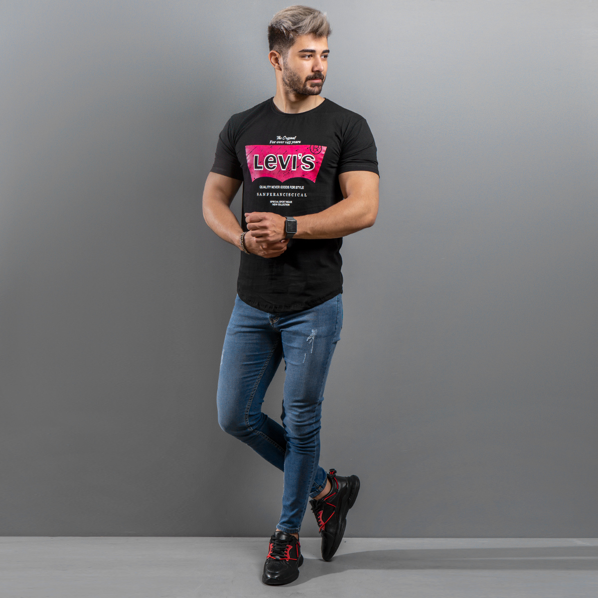دوتا تیشرت Levis مردانه مدل Pavaka(T)