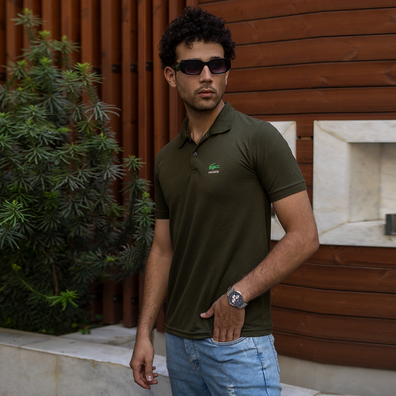 تیشرت مردانه Lacoste جودون-سبز مدل Mahyar