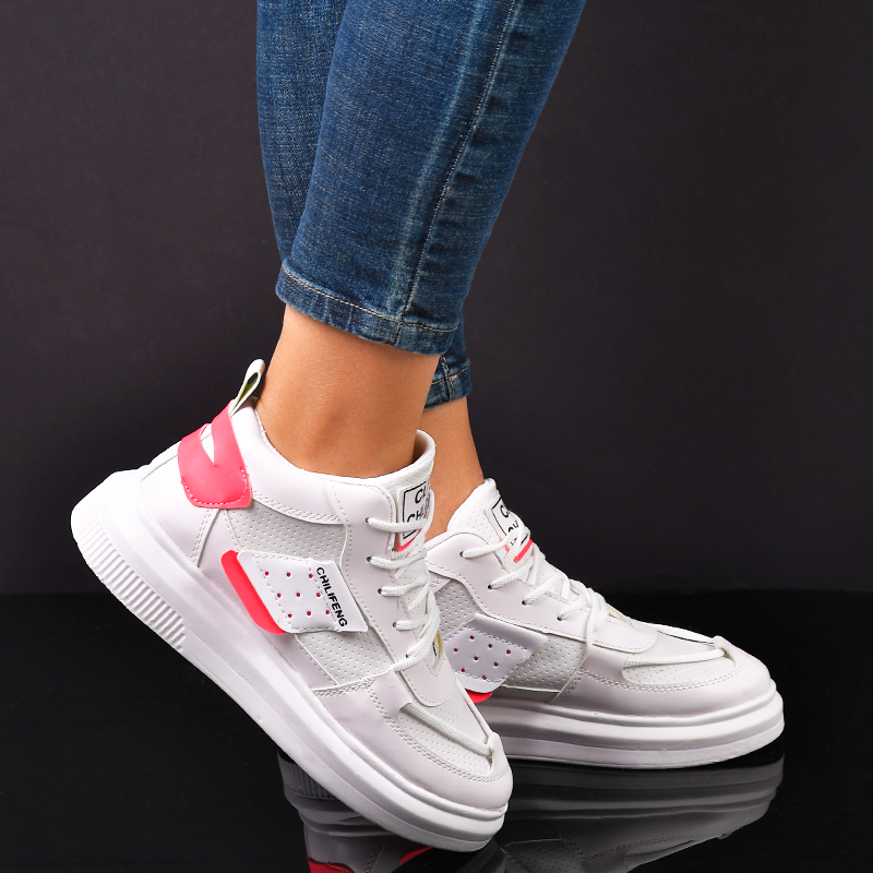 کفش دخترانه سفید مدل Bahara