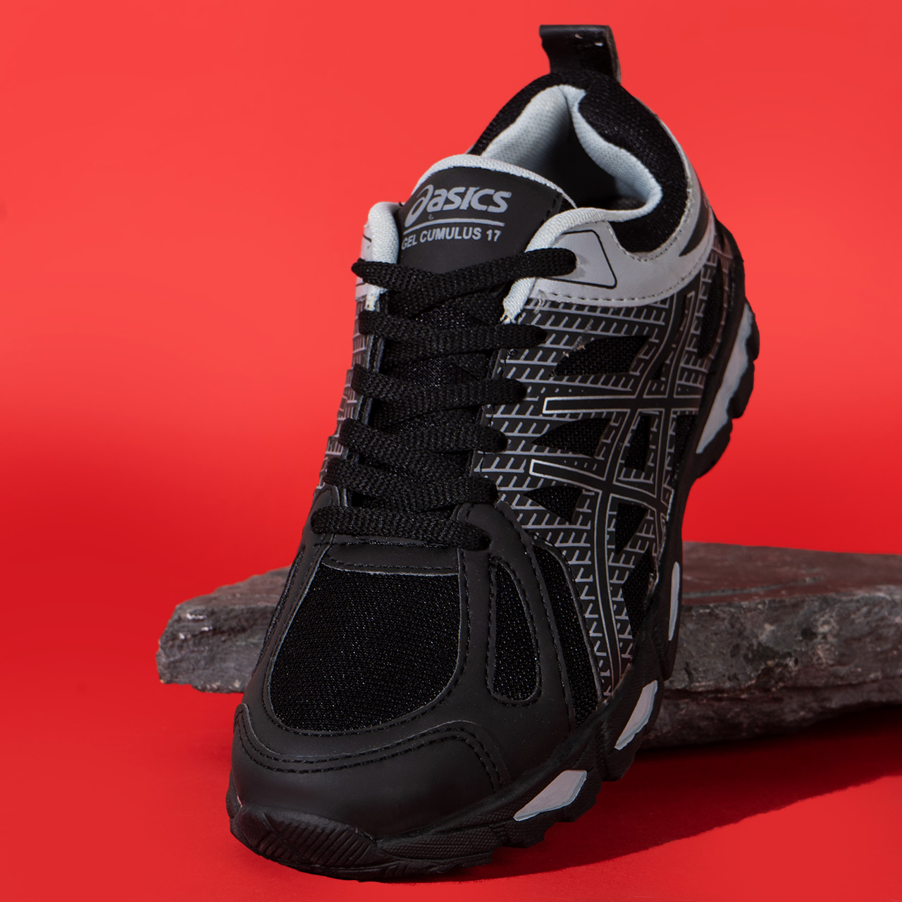 کفش ورزشی اسیکس مشکی مردانه مدل GEL17