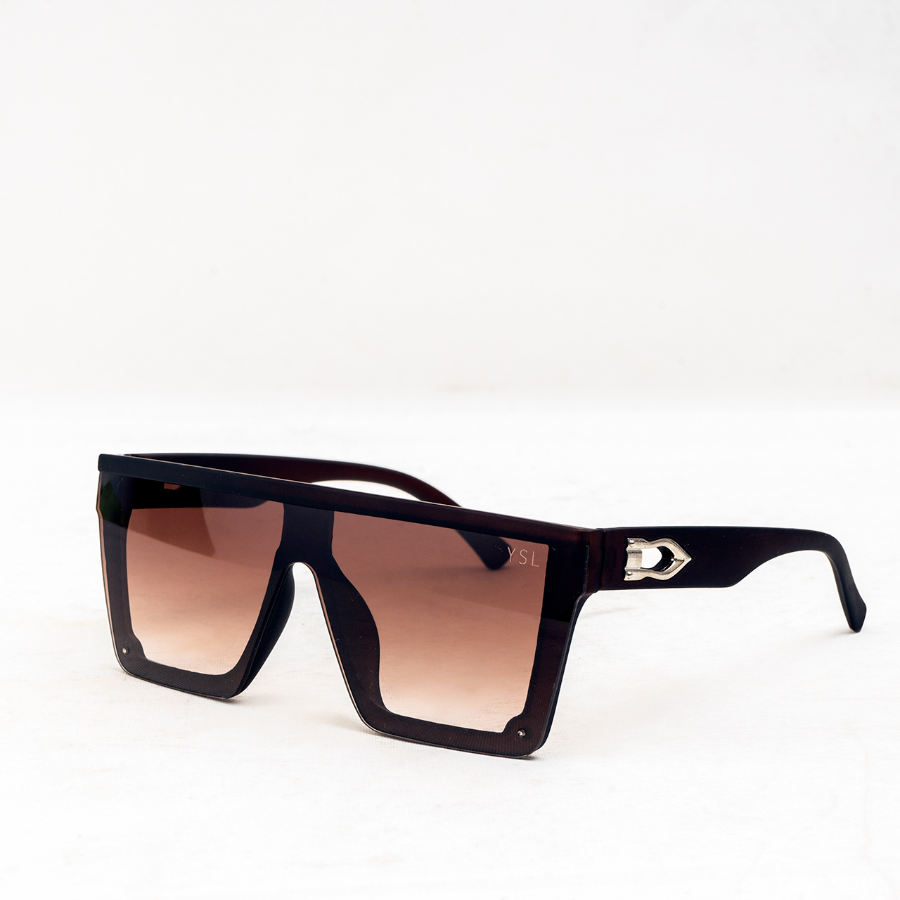 عینک آفتابی قهوه ای مدل ysl