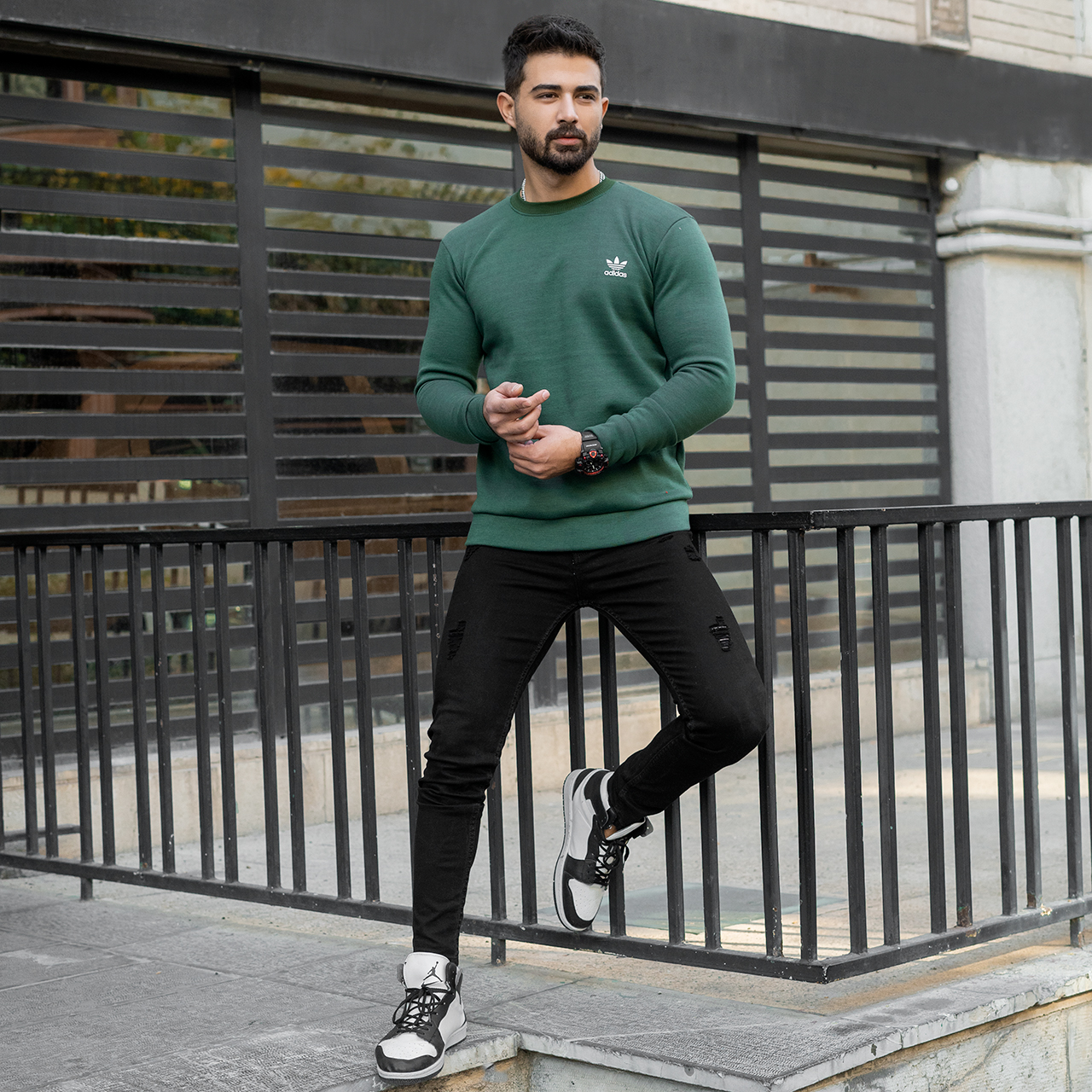 دورس مردانه Adidas سبزمدل Zoka