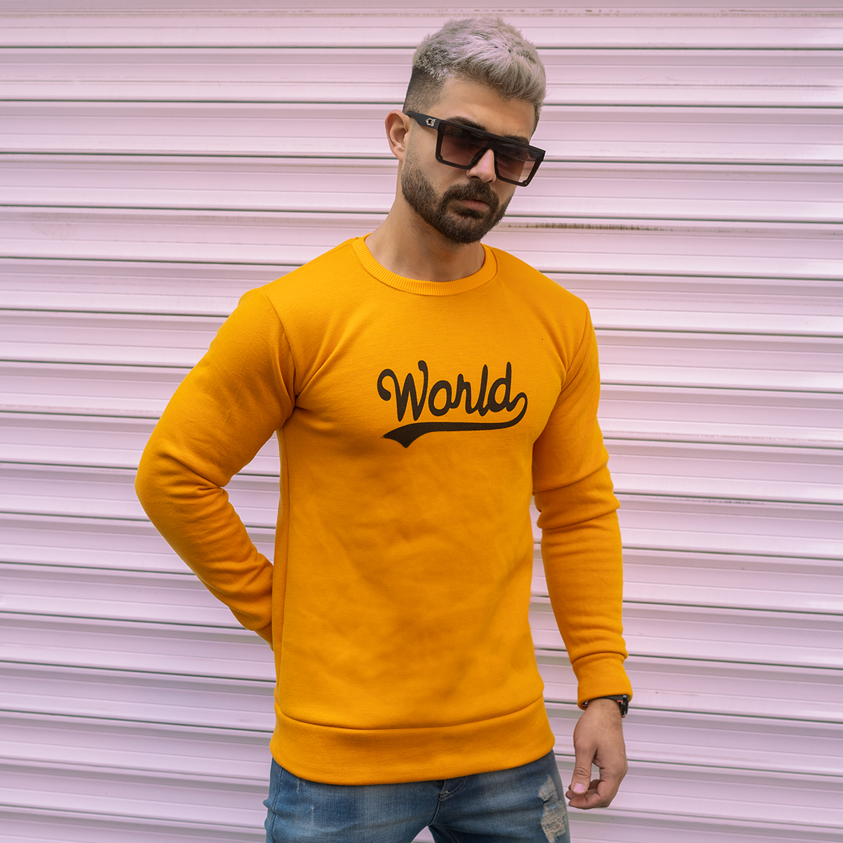 دورس مردانه خردلی مدل World