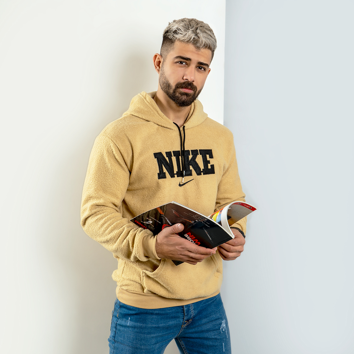 هودی نایک(مشکی) کرم مردانه مدل Rator