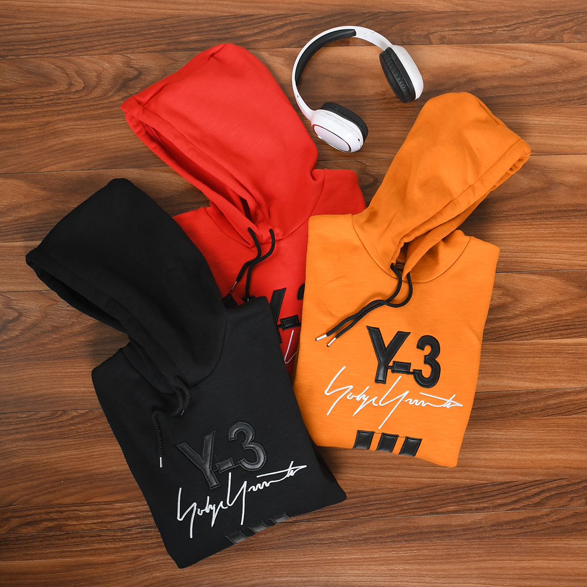 هودی مردانه Y-3 آبی مدل Eric