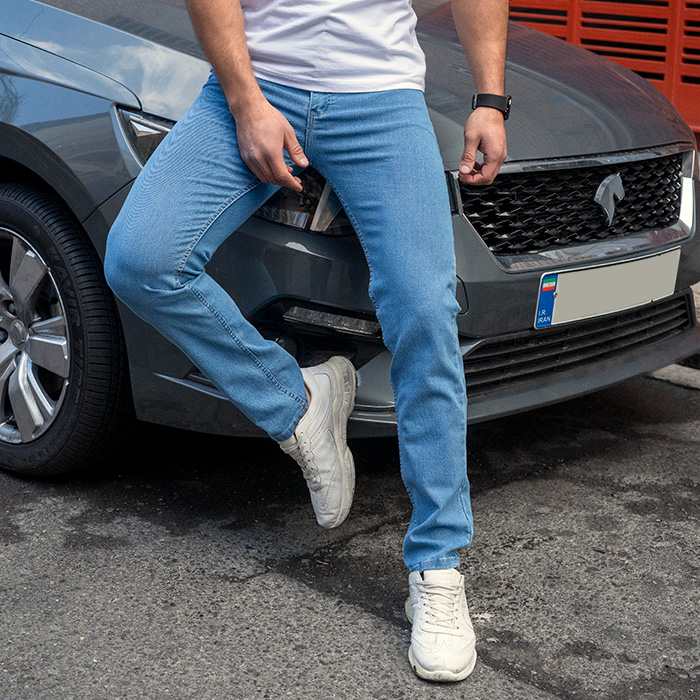 شلوار جین آبی مردانه مدل Arsalan