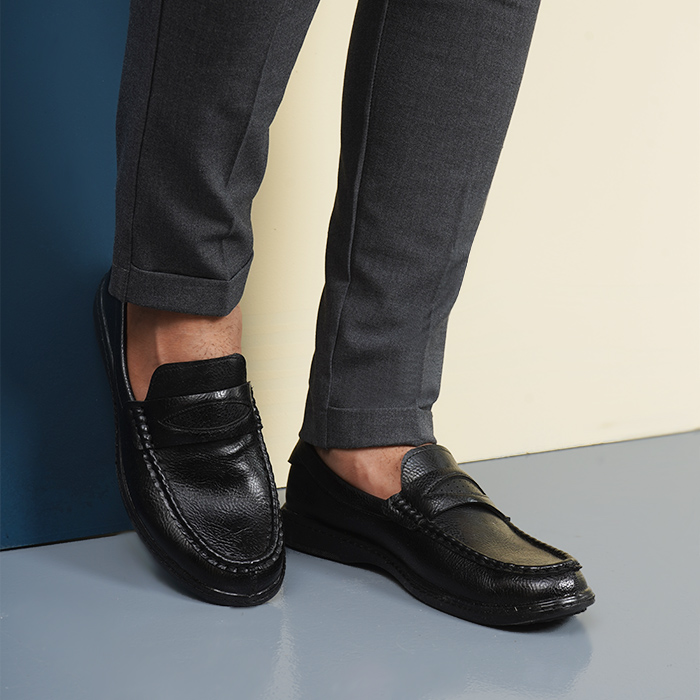 کفش کالج مردانه مشکی مدل Lira