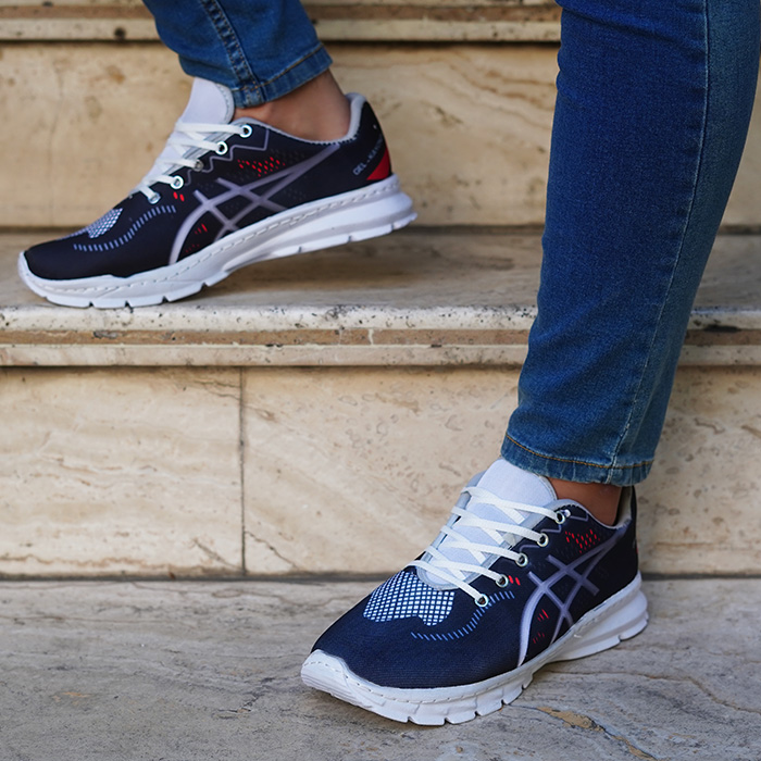 کفش مردانه (T) اسیکس مشکی قرمز مدل dahak