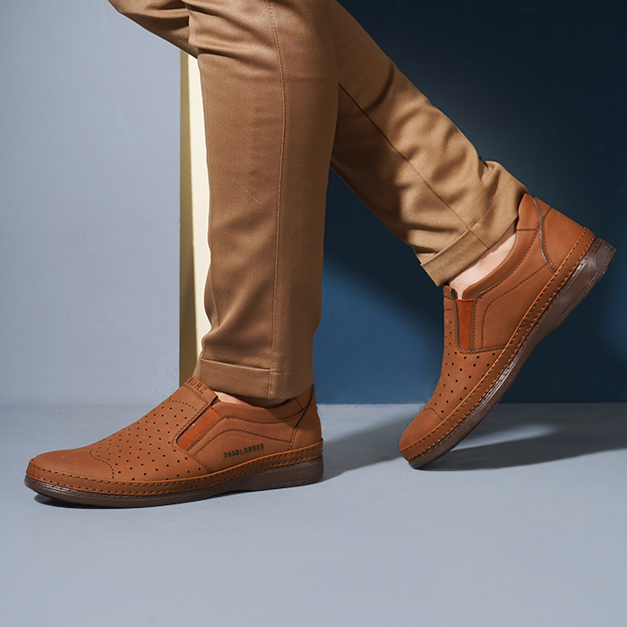 کفش رسمی مردانه قهوه ای مدل Alborz