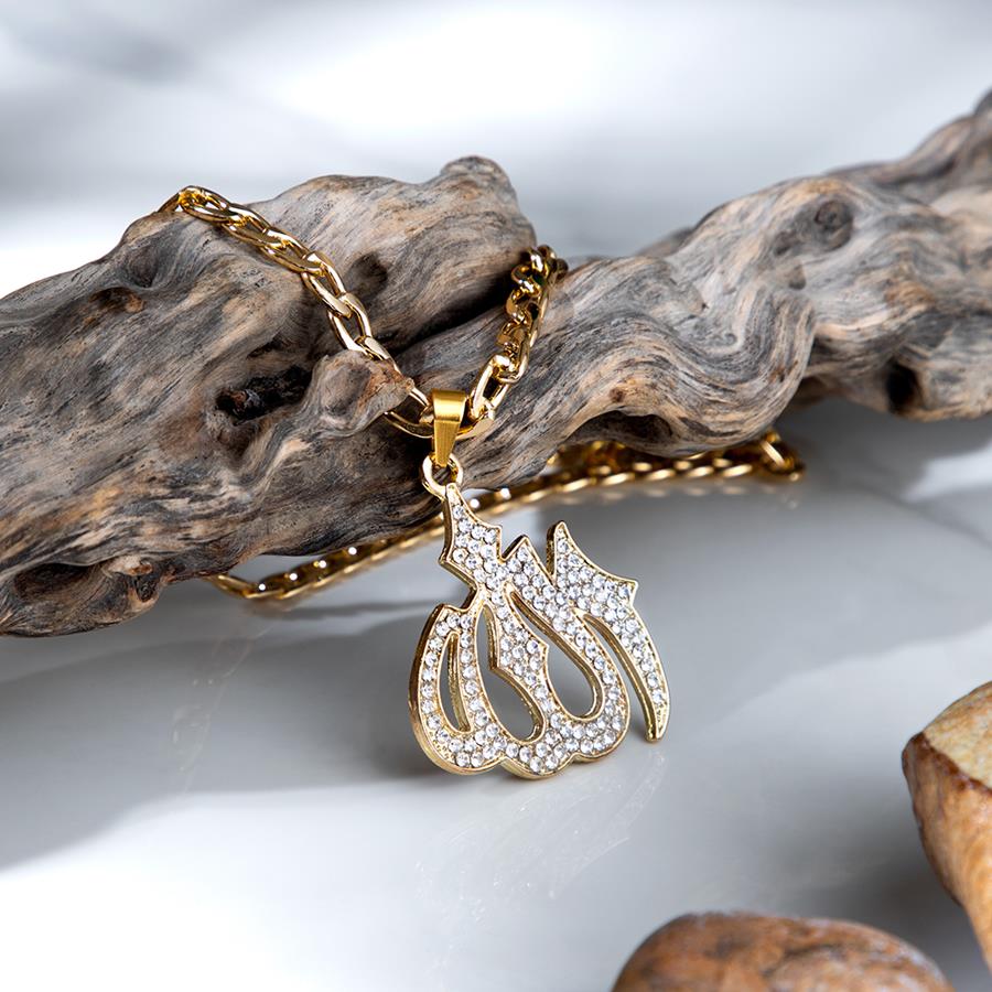 گردنبند طلایی مدل Allah
