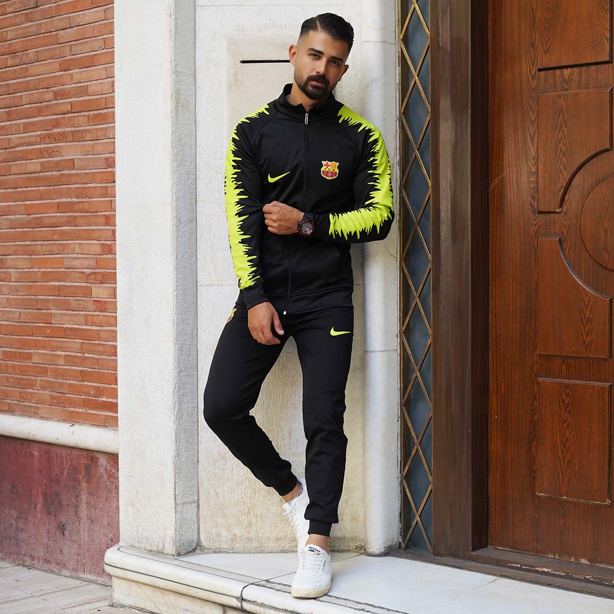 ست سوئیشرت شلوار بارسلونا مدل Catalan