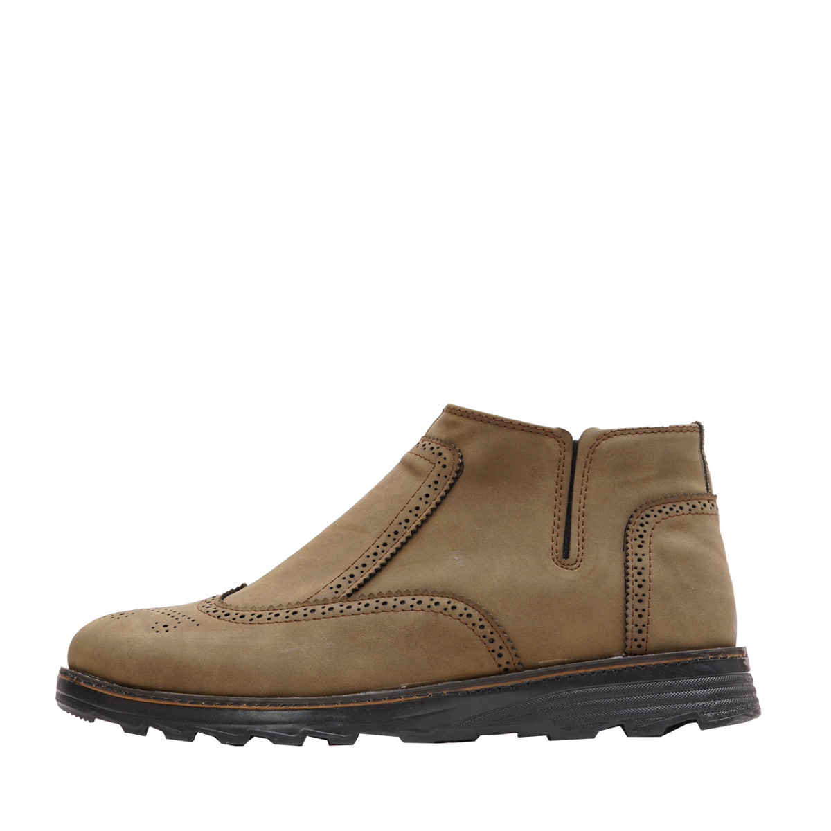 نیم بوت خاکی مردانه مدل ASHVAN