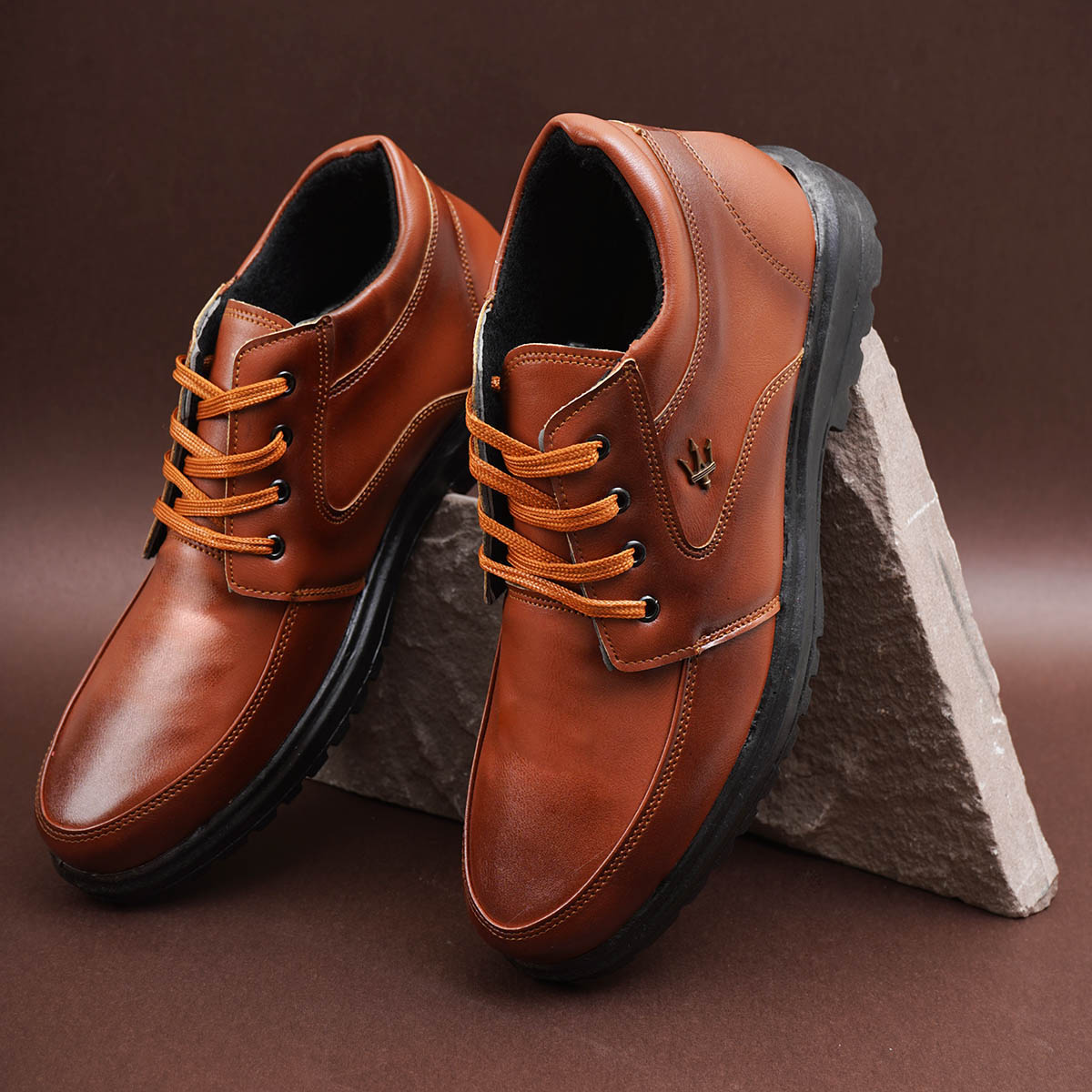 نیم بوت مردانه قهوه ای مدل A66