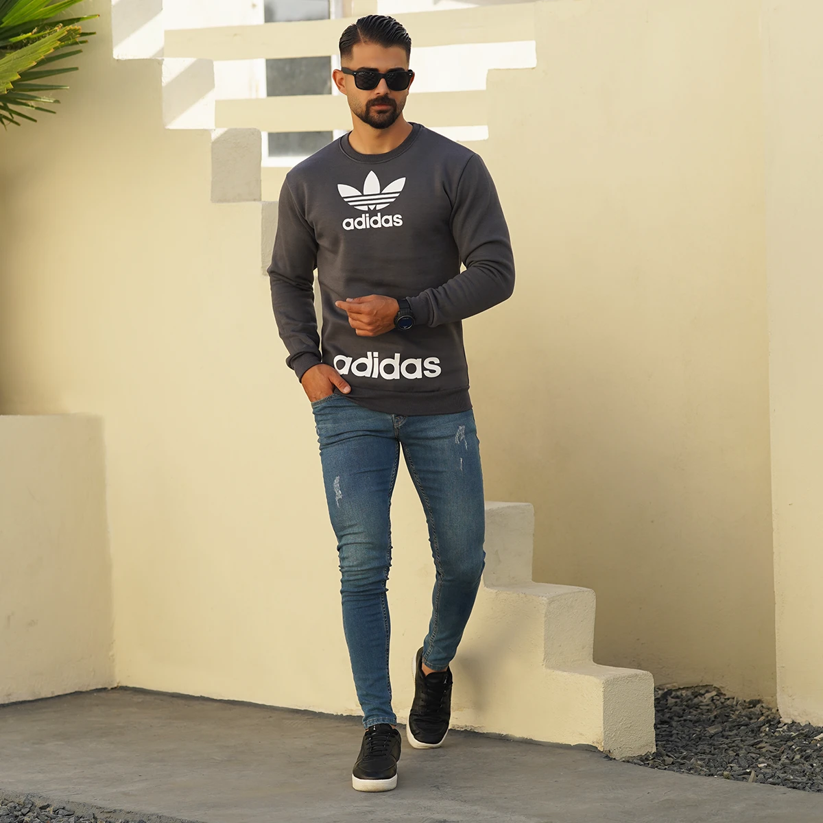 دورس آدیداس طوسی مردانه مدل Malon