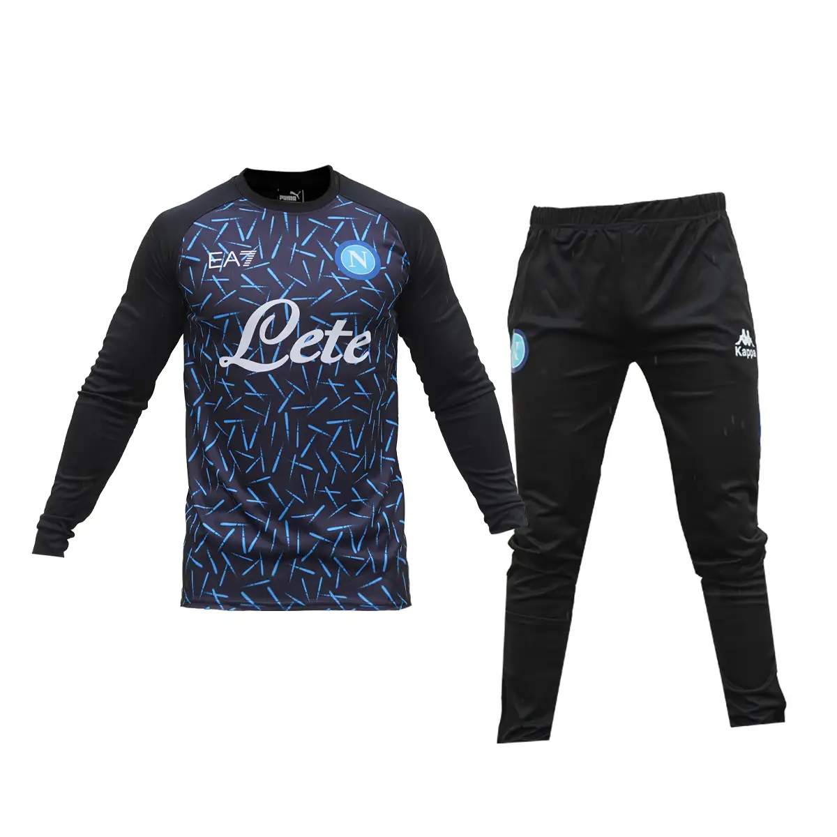 ست تیشرت آستین بلندشلوار ناپولی مردانه مدل EA7