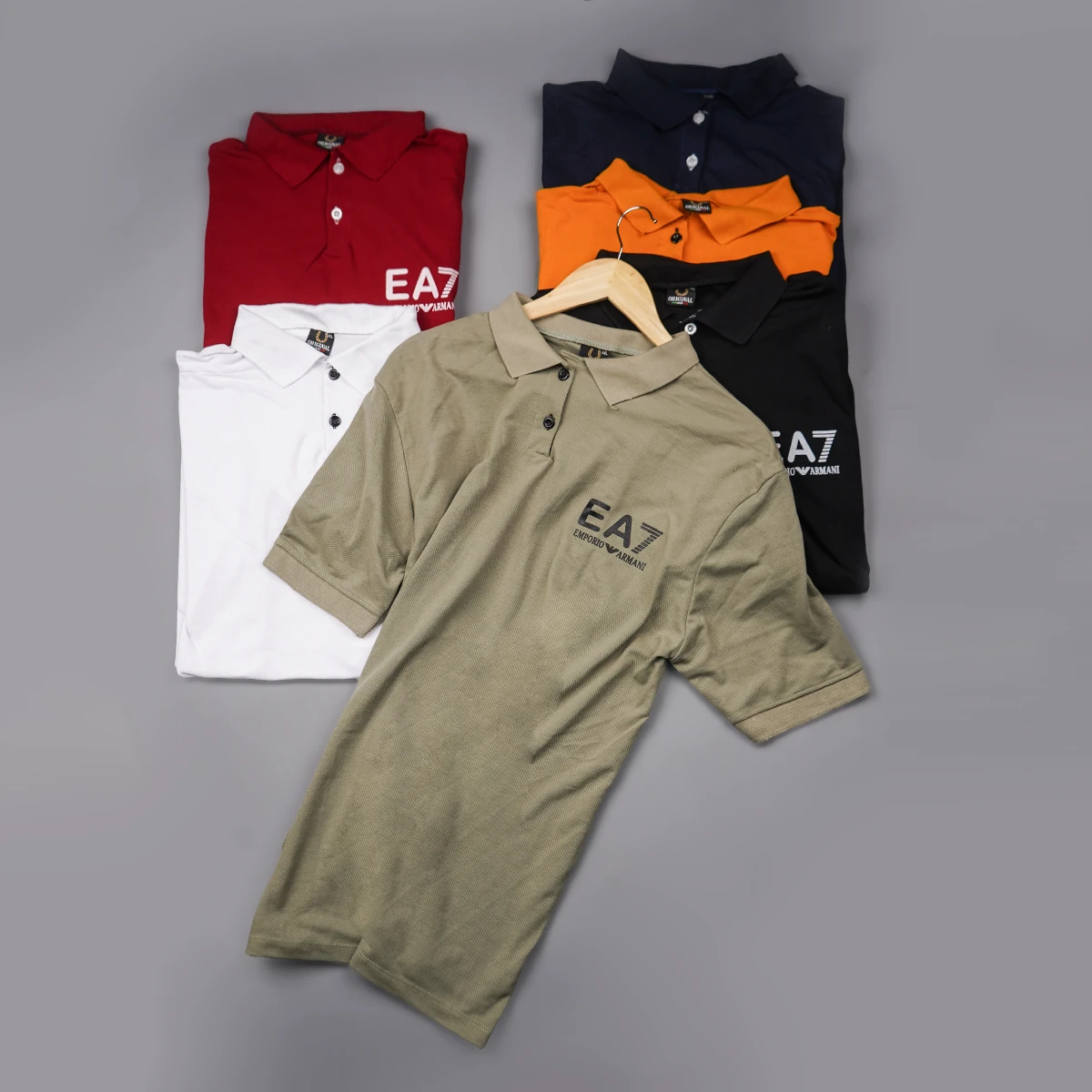 تیشرت مشکی مردانه EA7 مدل Nitan