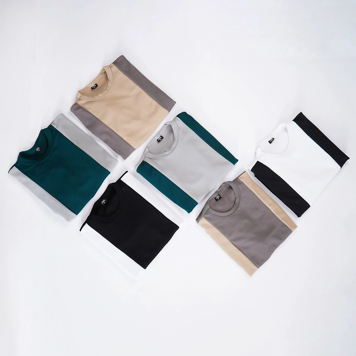 تیشرت مردانه کرم طوسی مدل Kaveh