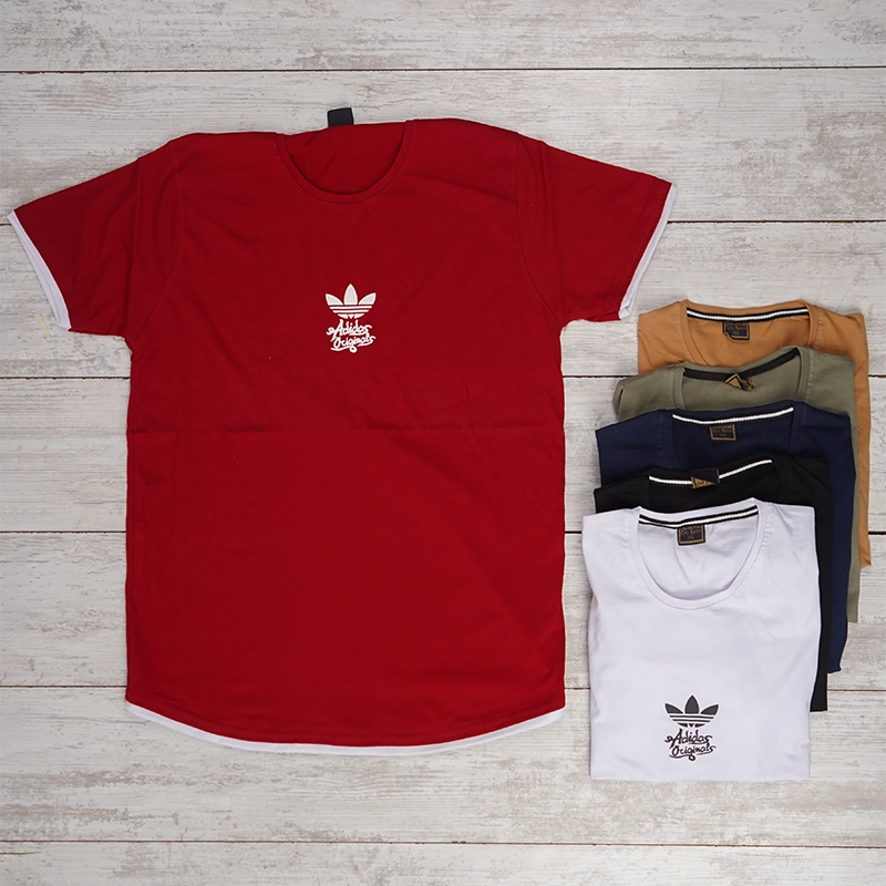 تیشرت مردانه Adidas خردلی مدل T60
