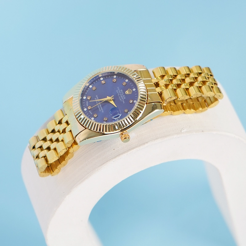 ساعت Rolex زنانه صفحه آبی مدل R12